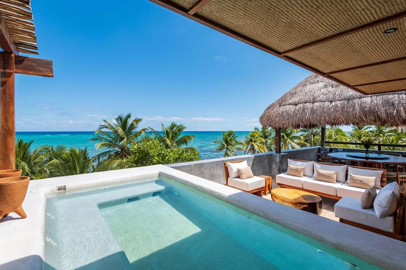 Beachfront Tankah 3 Villa For 18 Guests! Тулум 0*,