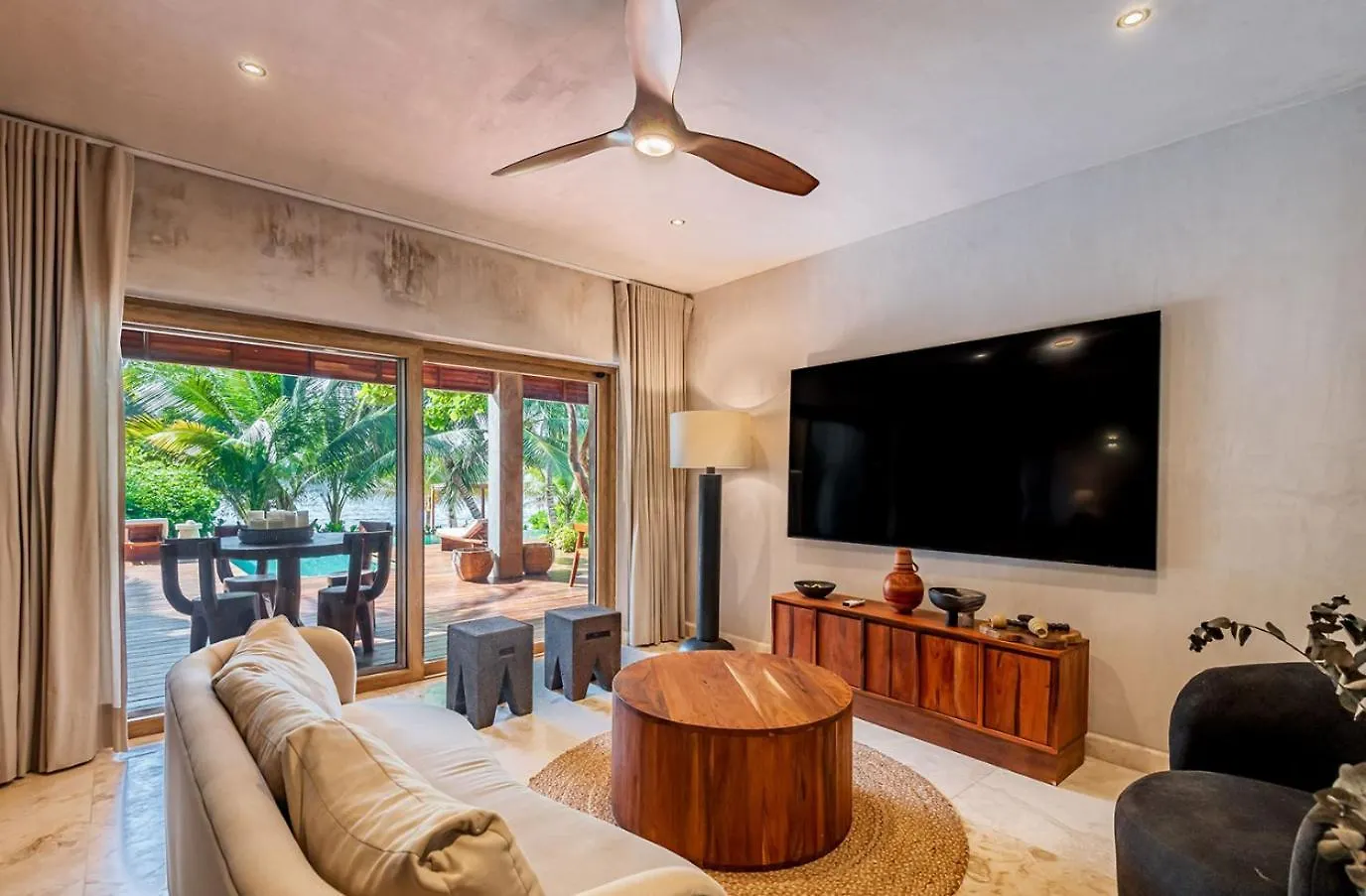 Beachfront Tankah 3 Villa For 18 Guests! Тулум