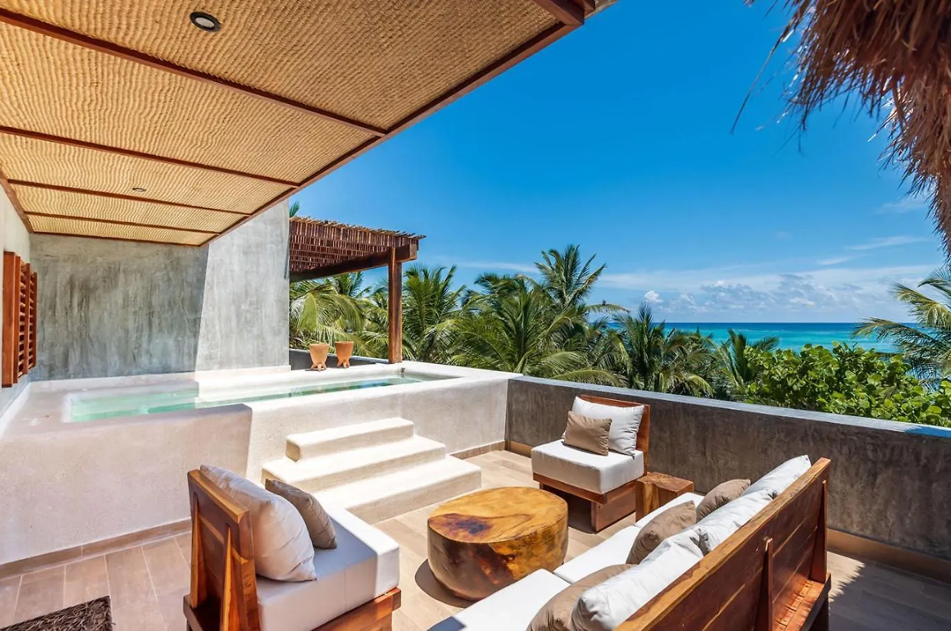 Beachfront Tankah 3 Villa For 18 Guests! Тулум