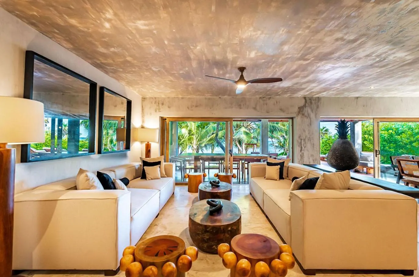 Beachfront Tankah 3 Villa For 18 Guests! Тулум 0*,