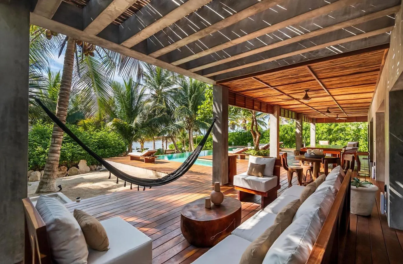 Beachfront Tankah 3 Villa For 18 Guests! Тулум Мексика
